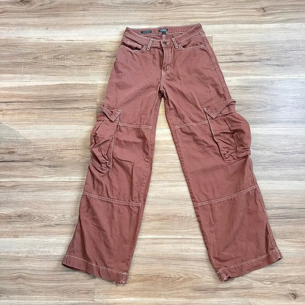 Wild Fable Mid Rise Baggy Cargo Pants Size 6 - Picture 4 of 10